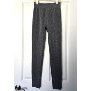 Riviera Gray Knit Stretchy Leggings